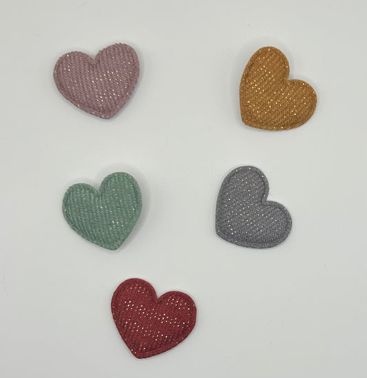 Heart-shaped clips